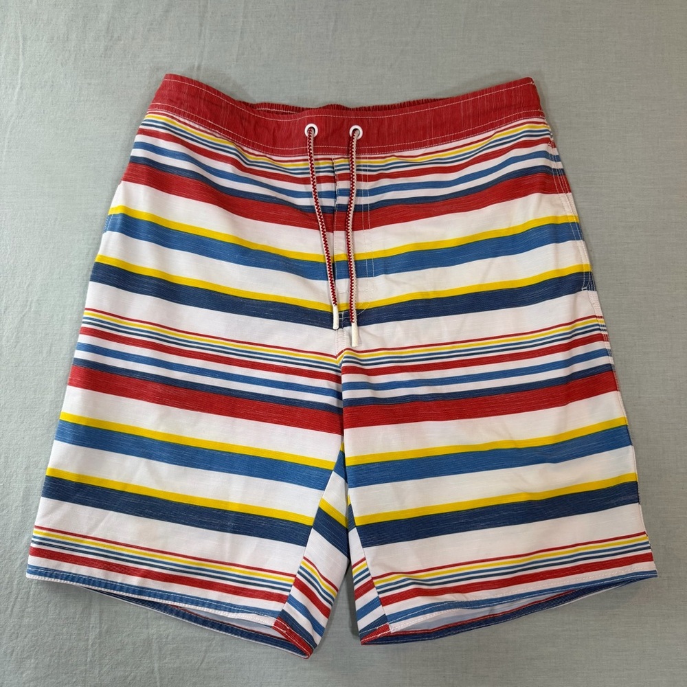johnnie-O Multicolor Striped Swim Shorts